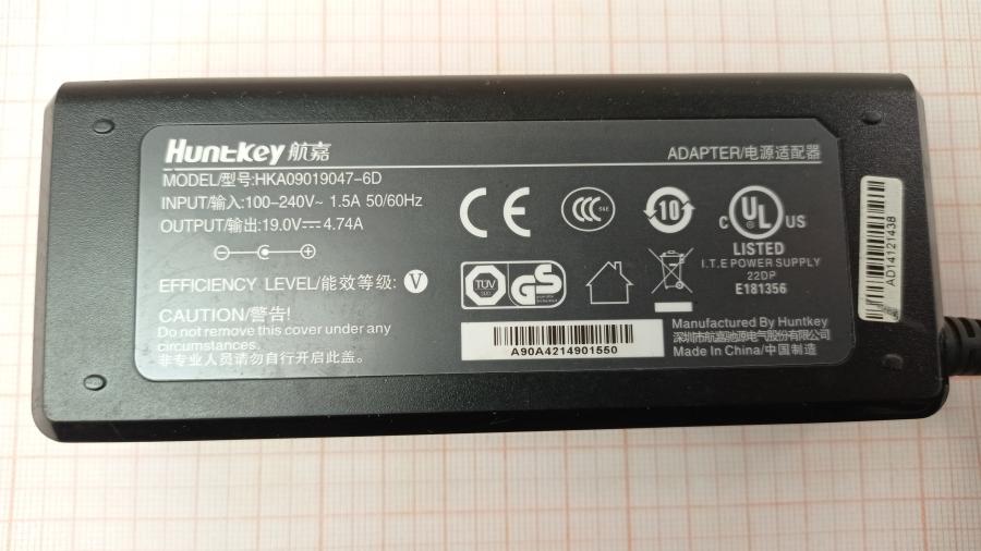 111-597-001 БП для ноутбука HuntKey HKA09019047-6D #8