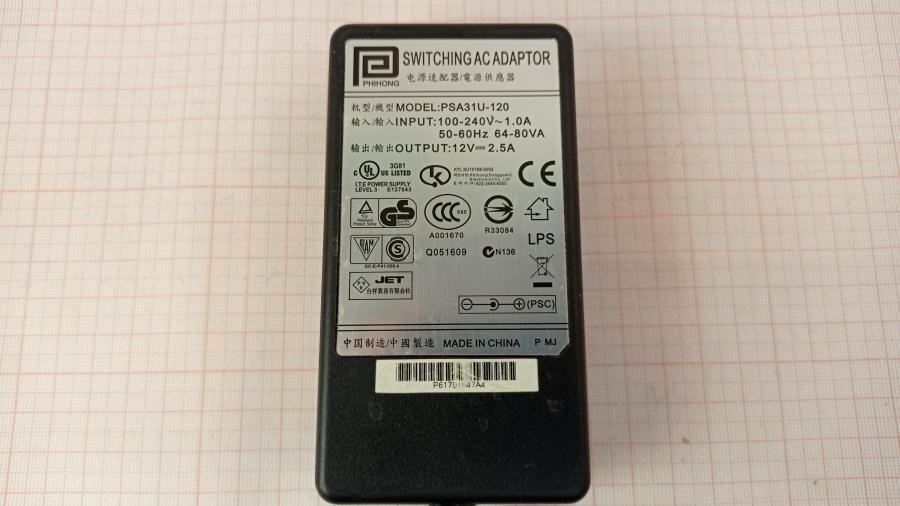 111-598-002 Блок питания (БП) PHIHONG PSA31U-120 #7