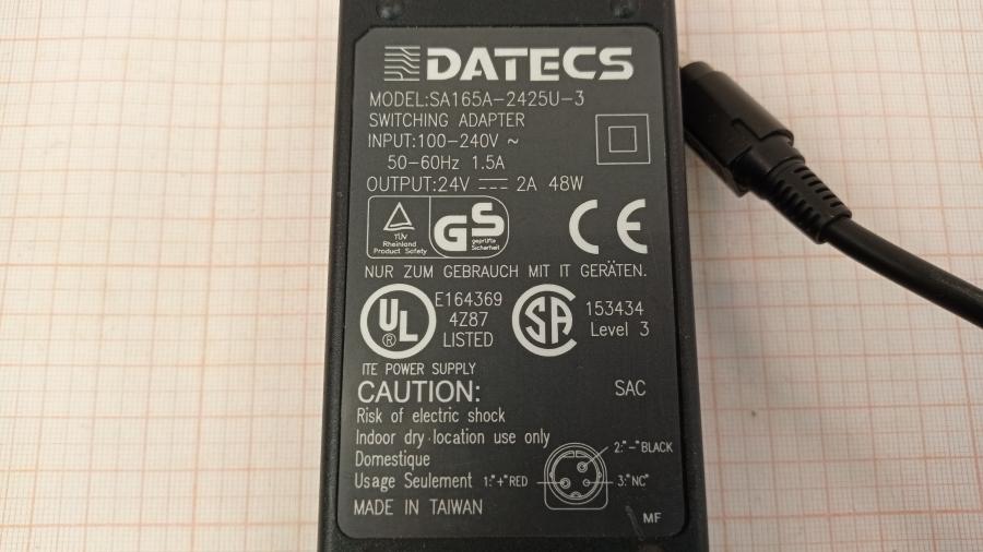 111-604-001 БП для ККМ Datecs SA165A-2425U-3 #8