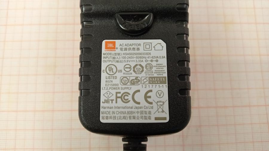 111-661-001 Блок питания (БП) JBL KSAS0250590333D5 #9