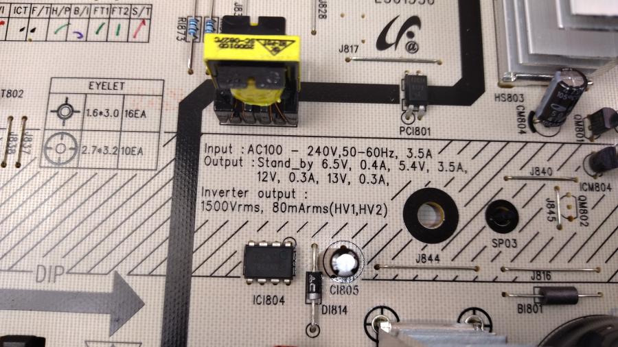111-664-001 БП для телевизора внутренний  BN44-00134A #3