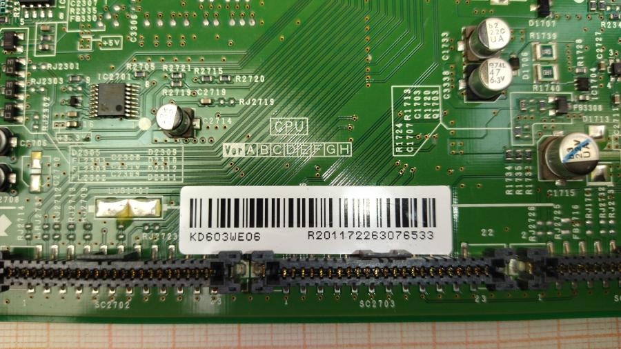 111-689-001 Материнская плата для ТВ  KD603WE06 #3