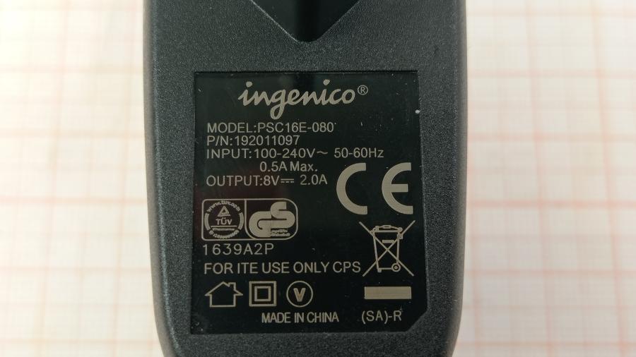 111-692-001 БП для платежного терминала INGENICO PSC16E-080 #8