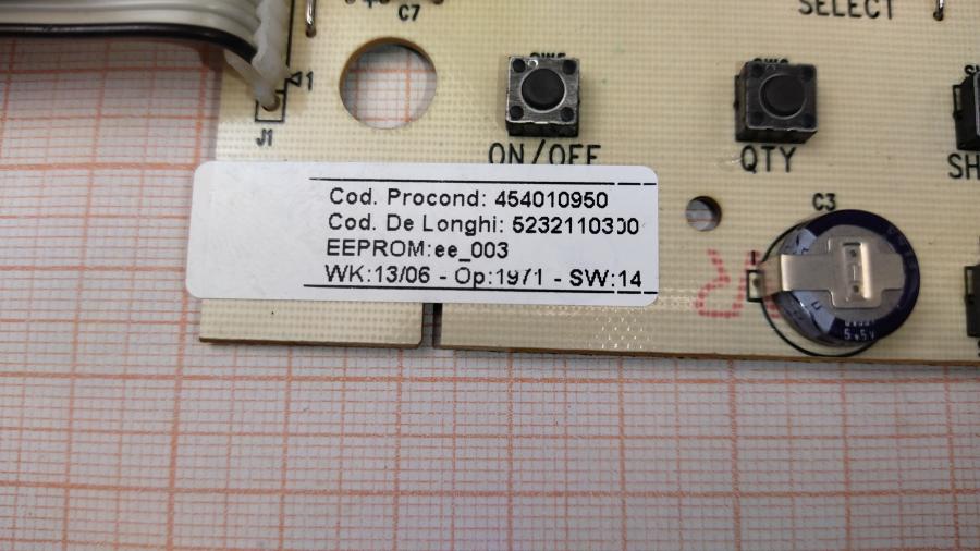 111-697-001 Модуль управления для кофемашины  3560066039 #4