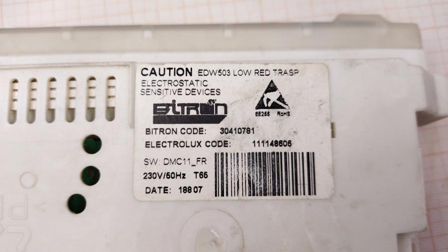 111-734-001 Модуль управления для посудомоечной машины BITRON EDW503 #5