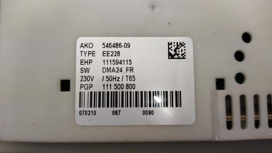 111-737-001 Модуль управления для посудомоечной машины AKO 546486-09 #3