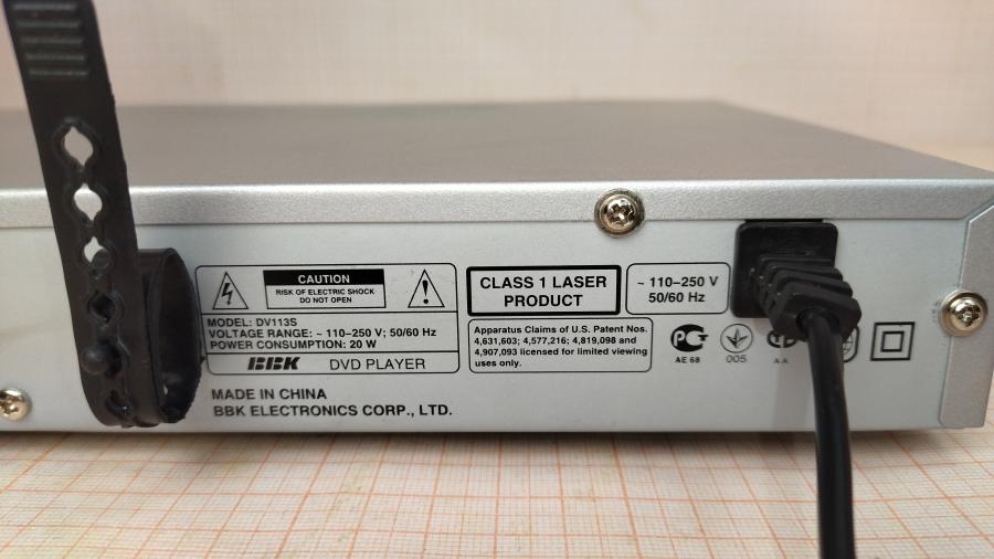 147-077-001 DVD Плеер BBK DV113S #13