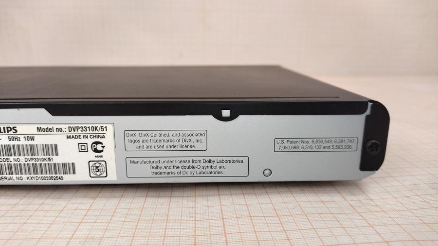 147-079-001 DVD Плеер PHILIPS DVP3310K/51 #12