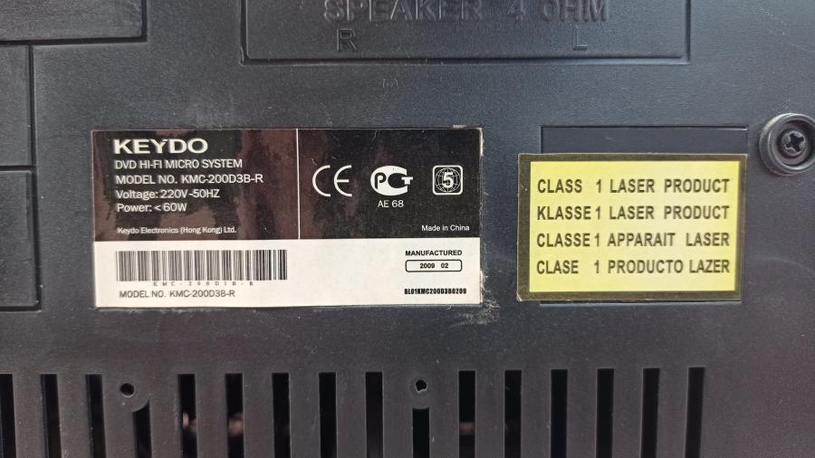 143-028-001 Аудиопроигрыватель Keydo KMC-200D3B-R #23