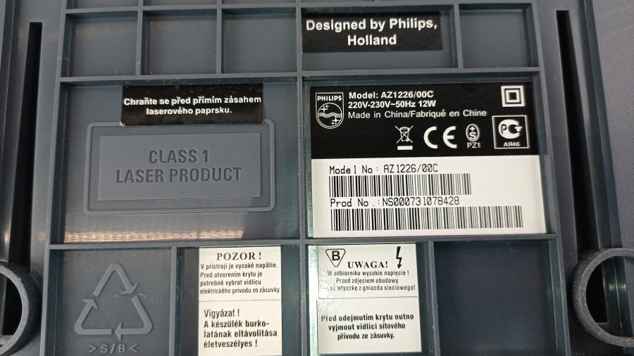 147-085-001 Аудиопроигрыватель PHILIPS AZ1226/00C #12