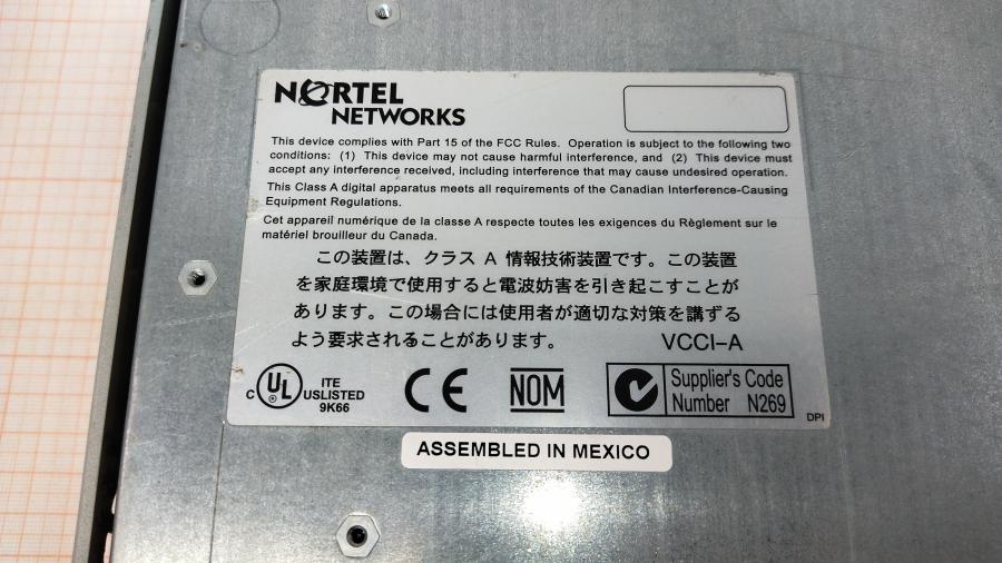 111-803-001 Коммутатор управляемый NORTEL Business Policy Switch 2000 AL2001A15 #14