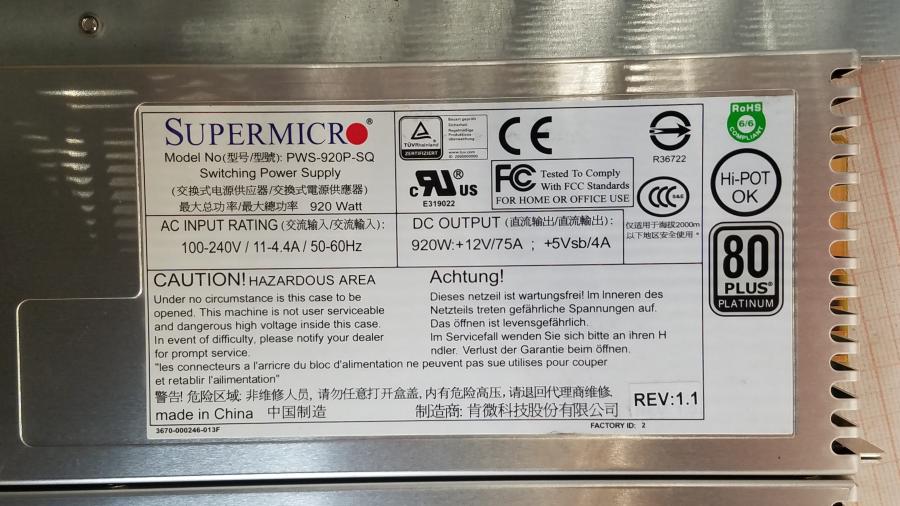 195-065-016 Сервер SuperMicro 6047R-E1R24N #9