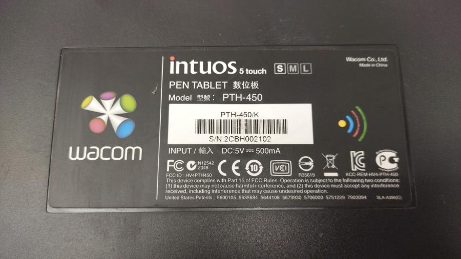 149-311-001 Графический планшет WACOM Intuos 5 Touch S PEN TABLET PTH-450 #10
