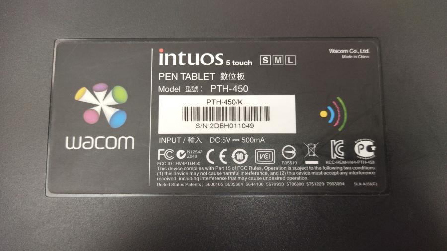 149-311-002 Графический планшет WACOM Intuos 5 Touch S PEN TABLET PTH-450 #10