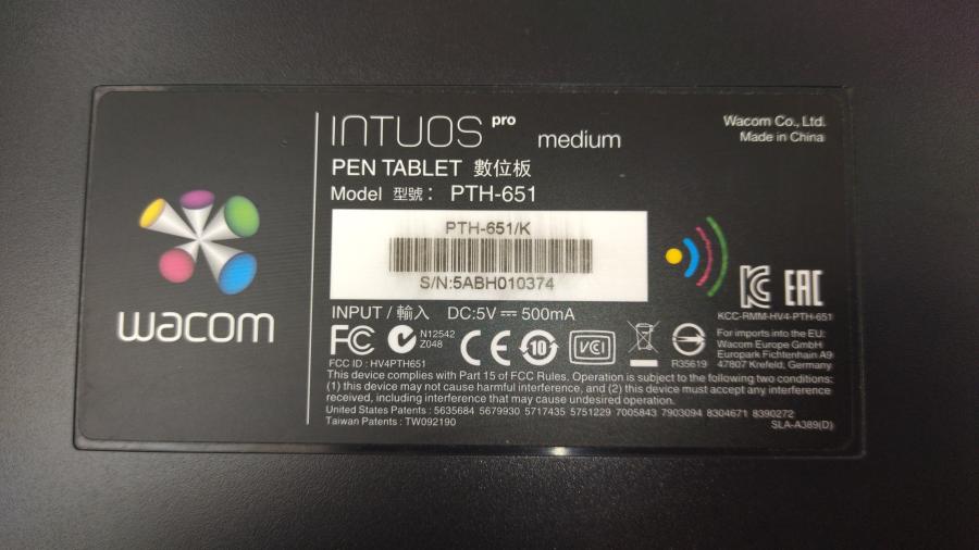 149-312-002 Графический планшет WACOM Intuos Pro Medium PTH-651 #11