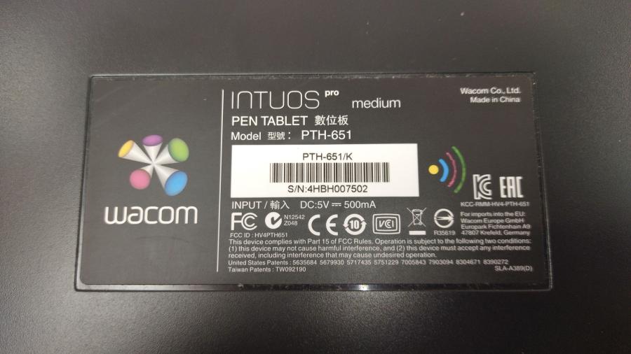 149-312-005 Графический планшет WACOM Intuos Pro Medium PTH-651 #10