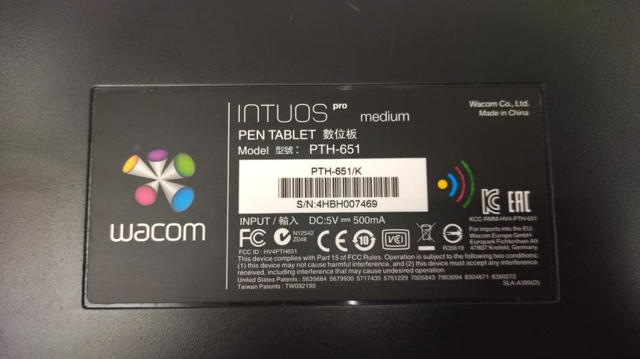 149-312-006 Графический планшет WACOM Intuos Pro Medium PTH-651 #10