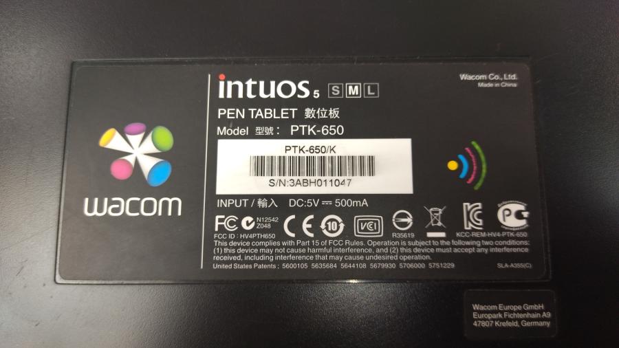 149-313-001 Графический планшет WACOM Intuos 5 M PEN TABLET PTK-650 #10