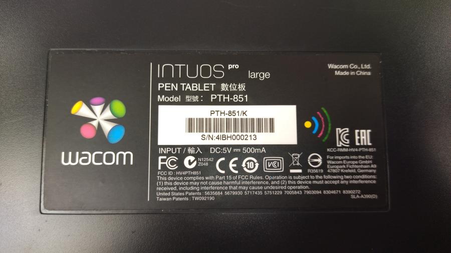 149-316-001 Графический планшет WACOM  Intuos Pro Large PEN TABLET PTH-851 #10