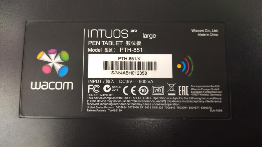 149-316-003 Графический планшет WACOM  Intuos Pro Large PEN TABLET PTH-851 #10