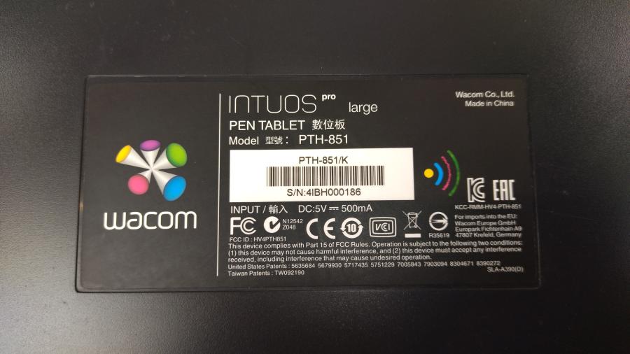 149-316-005 Графический планшет WACOM  Intuos Pro Large PEN TABLET PTH-851 #10