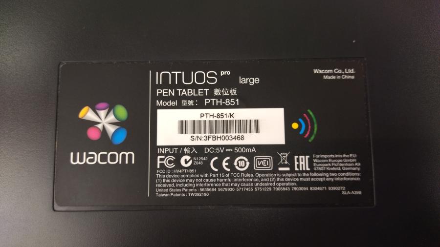 149-316-006 Графический планшет WACOM  Intuos Pro Large PEN TABLET PTH-851 #10