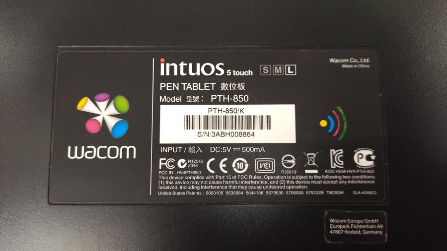 149-317-001 Графический планшет WACOM Intuos 5 Touch L PEN TABLET PTH-850 #10