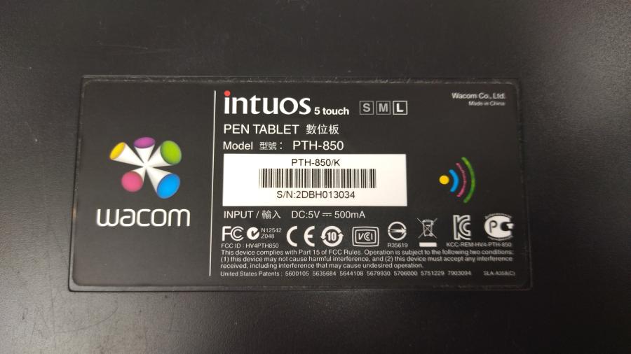 149-317-004 Графический планшет WACOM Intuos 5 Touch L PEN TABLET PTH-850 #11