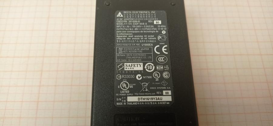 111-852-001 БП для IP телефона CISCO EADP-18VB B #7