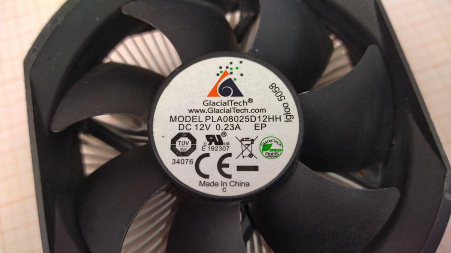 165-661-001 Cooler <775> GLACIAL TECH Igloo 5058 #3