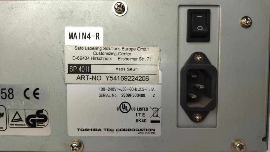 111-879-001 Термопринтер TOSHIBA B-SX4T #15