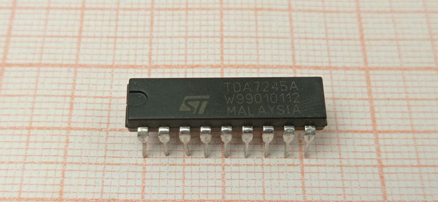 066-081-001 Усилитель  низкой частоты STMicroelectronics TDA7245A (TDA7245) #2