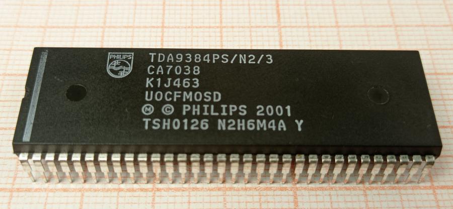 066-075-001 Видеопроцессор ТВ  TDA9384PS/N2/3 UOCFMOSD #2