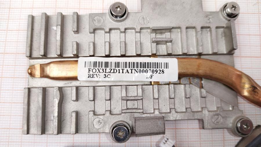 165-715-001 HeatSink CPU FOXCONN FOX3LZD1TATN #3