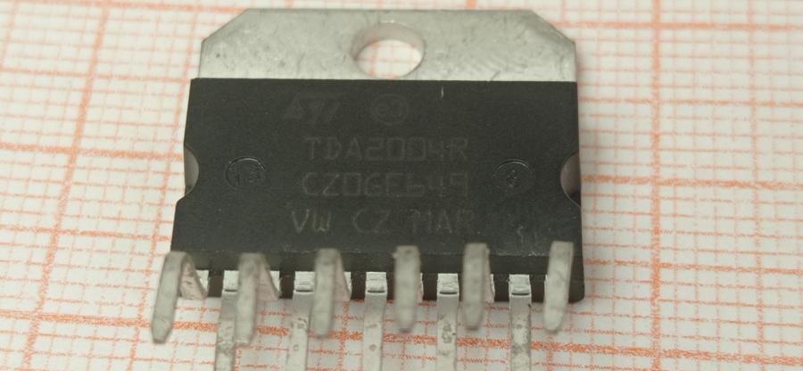 066-067-001 Усилитель  низкой частоты STMicroelectronics TDA2004R #2