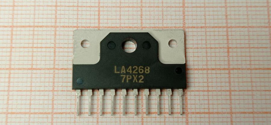 066-060-001 Усилитель  низкой частоты SANYO LA4268 #2