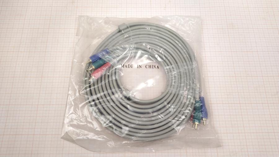 111-904-001 RCA audio cable  5m/2x3RCA #1