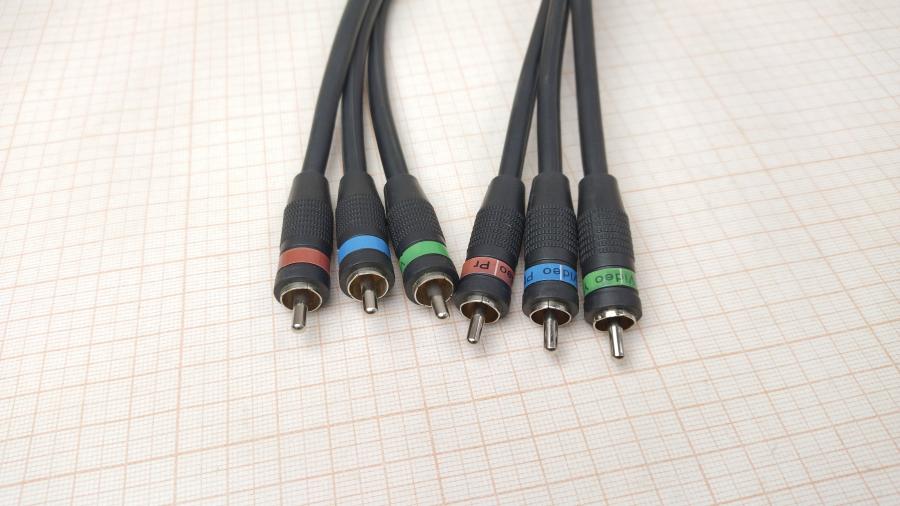 111-906-001 RCA audio cable  5m/2x3RCA BL #3