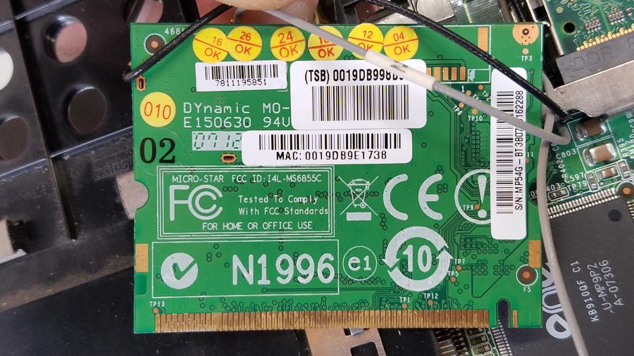 089-122-015 Ноутбук MSI MEGABOOK S310 MS-1312 #14