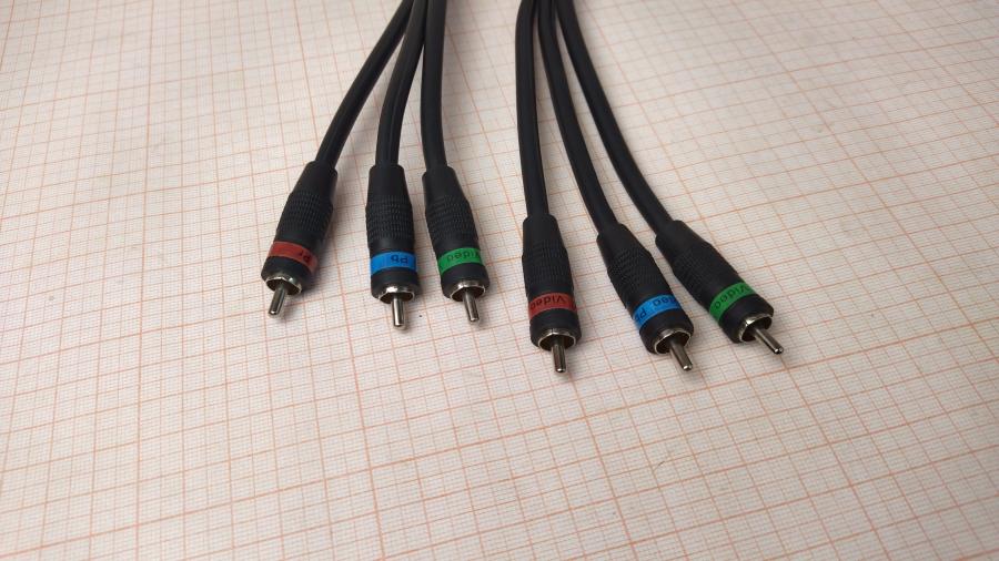 111-907-001 RCA audio cable  3m/2x3RCA BL #2