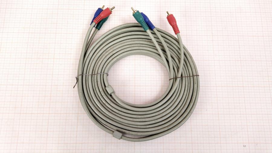 111-904-002 RCA audio cable  5m/2x3RCA #1