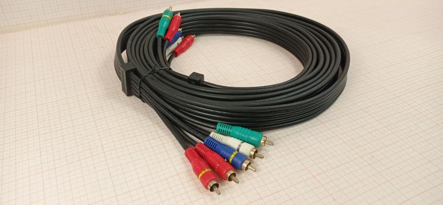 111-908-001 RCA audio cable  5m/2x5RCA #1