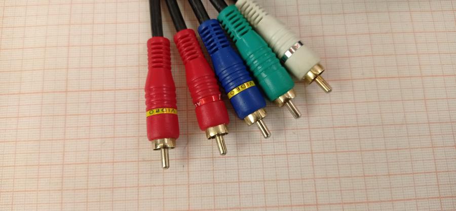 111-908-001 RCA audio cable  5m/2x5RCA #3