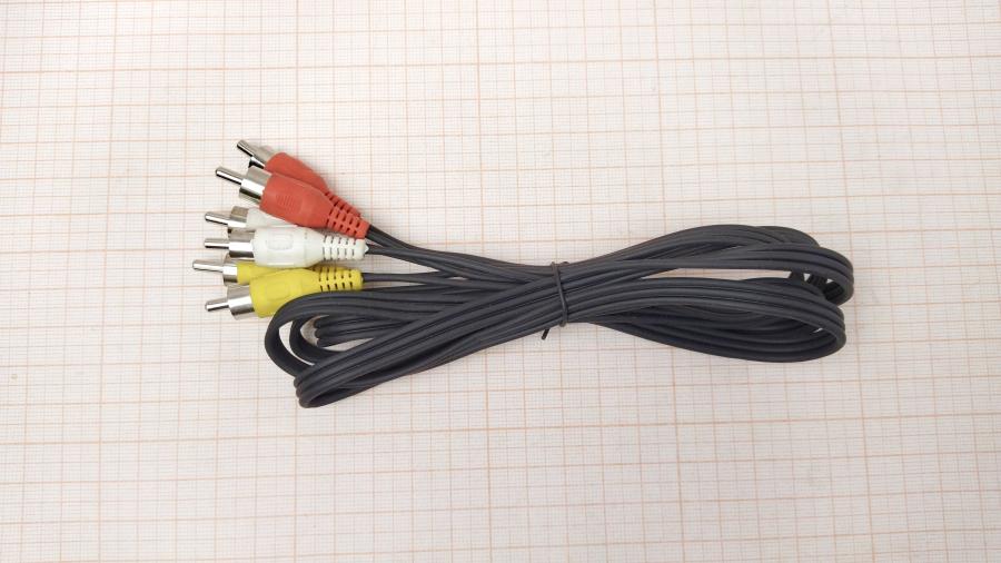 111-918-001 RCA video cable  1.5m/2x3RCA #1