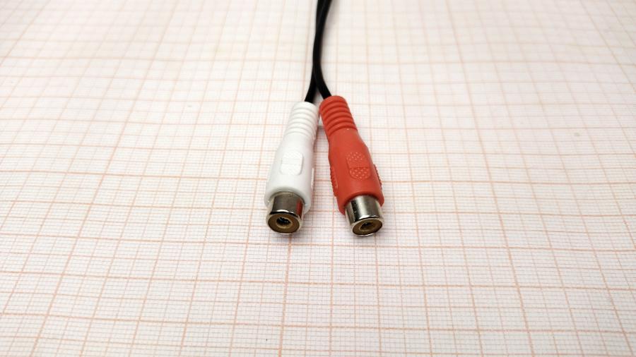111-921-001 RCA audio cable  2хRCA(f)-Jack 3.5(m) #3