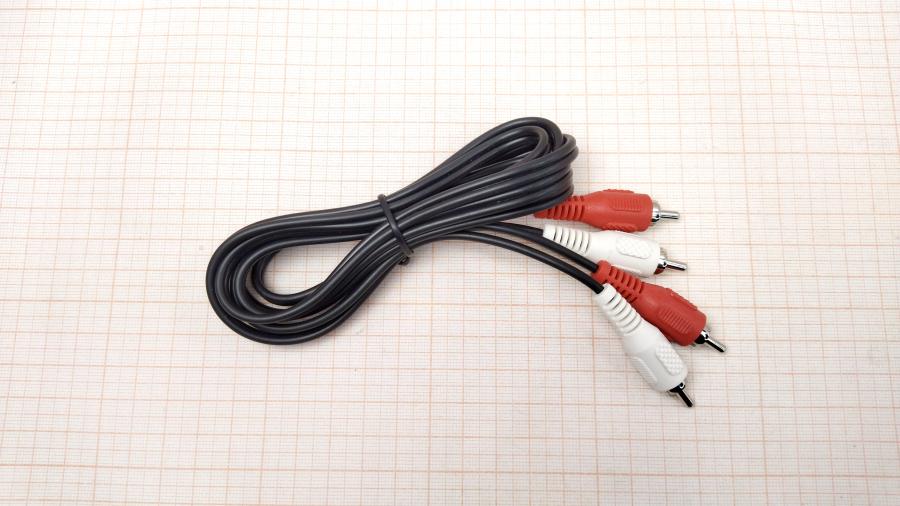 111-923-001 RCA audio cable   1.5m/2x2RCA #1