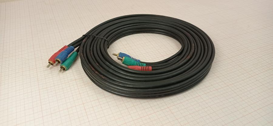 111-935-001 RCA audio cable  5m/2x3RCA #1