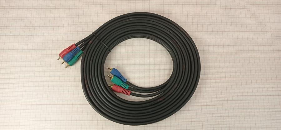 111-935-001 RCA audio cable  5m/2x3RCA #2