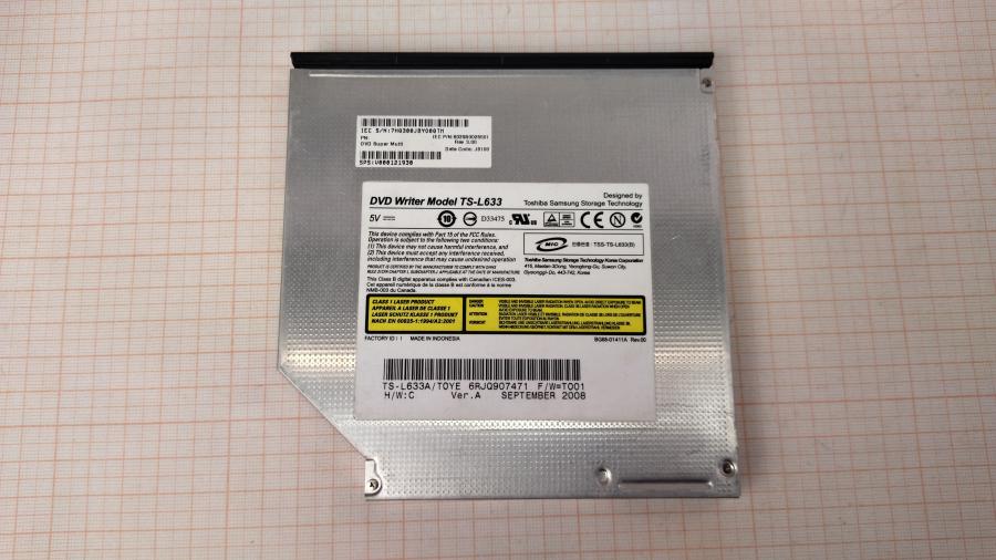 165-735-001 Привод SATA Slim TSST(TOSHIBA-SAMSUNG STORGE TECHNOLOGIES) TS-L633 #2