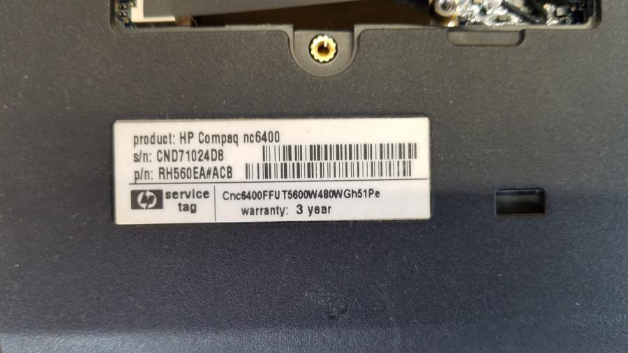 071-015-004 Ноутбук HP COMPAQ nc6400 #10
